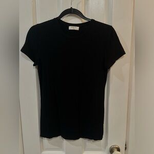 Babaton black tee sz small EUC